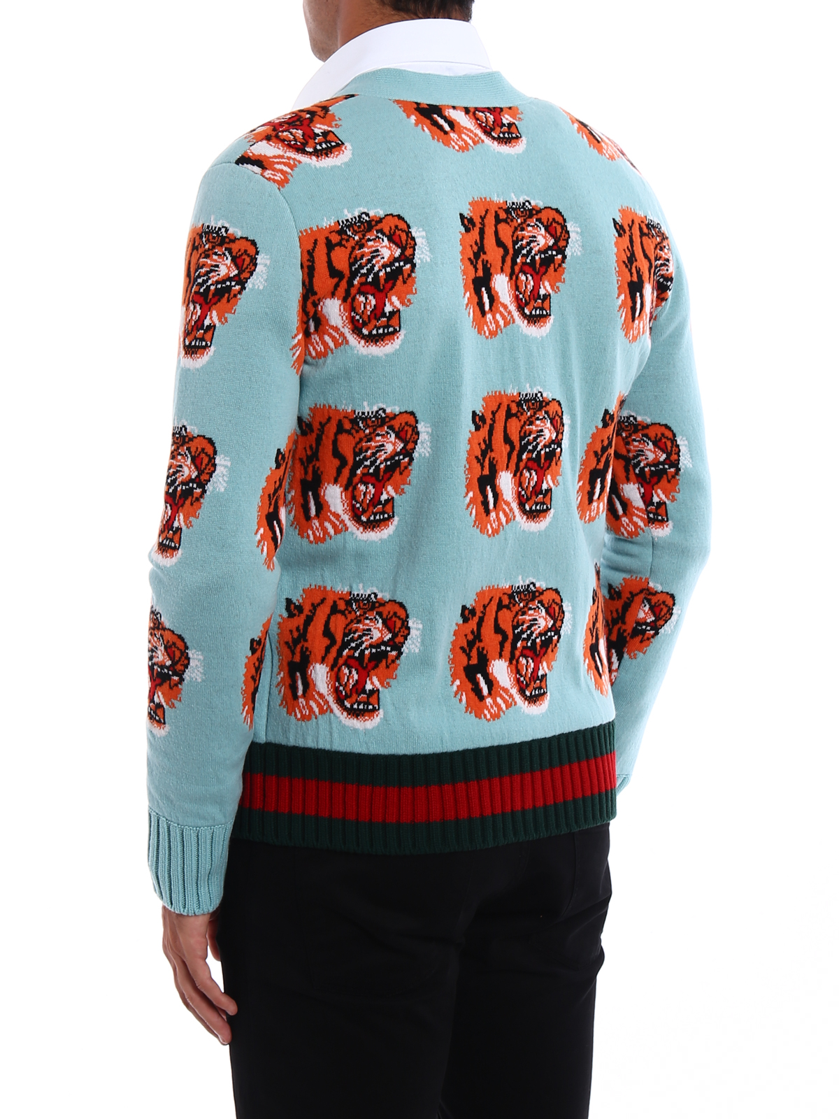 gucci wool sweater with tiger
