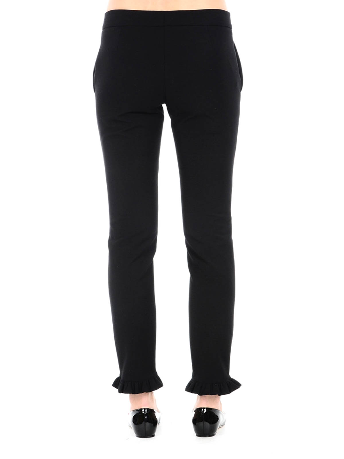 Pantalones casual Gucci - Pantalón De Traje Negro Para Mujer -  428391ZHM741000