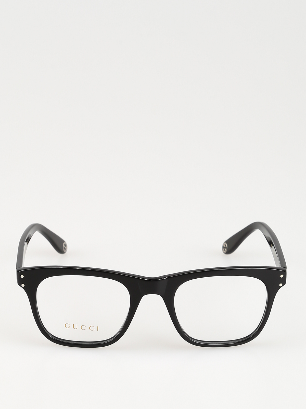 gucci black rectangular glasses