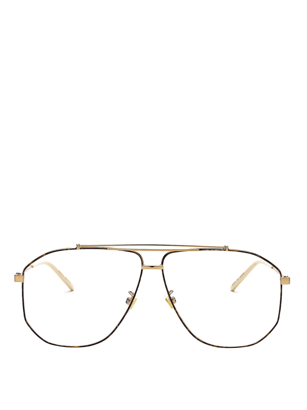 gucci gold aviator eyeglasses