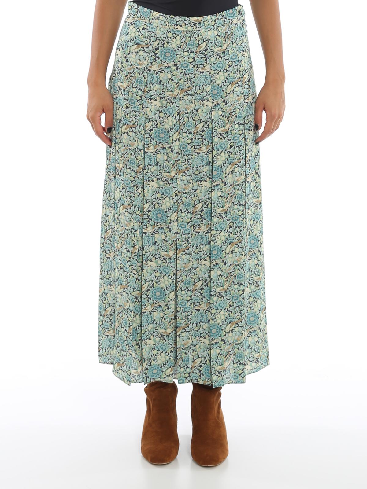 Knee length skirts & Midi Gucci - Gucci Liberty print skirt -  642457ZAFQ74532