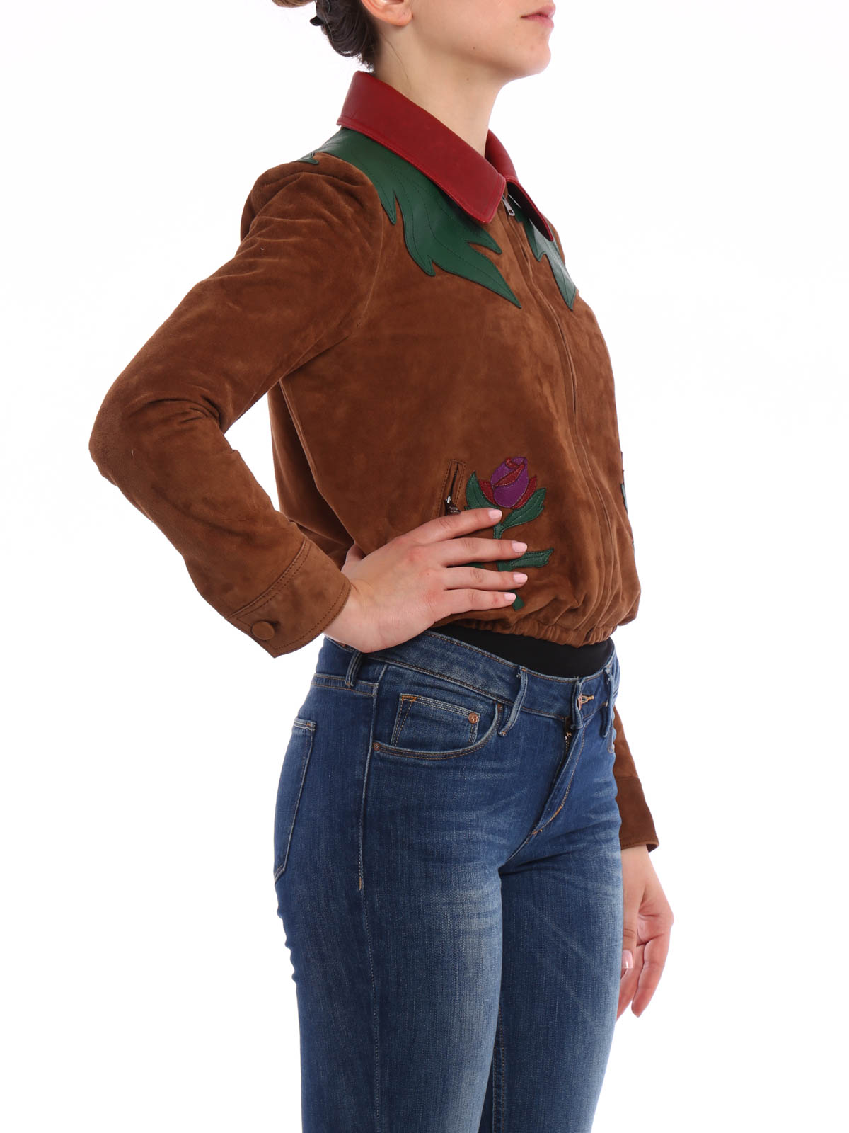 gucci suede jacket