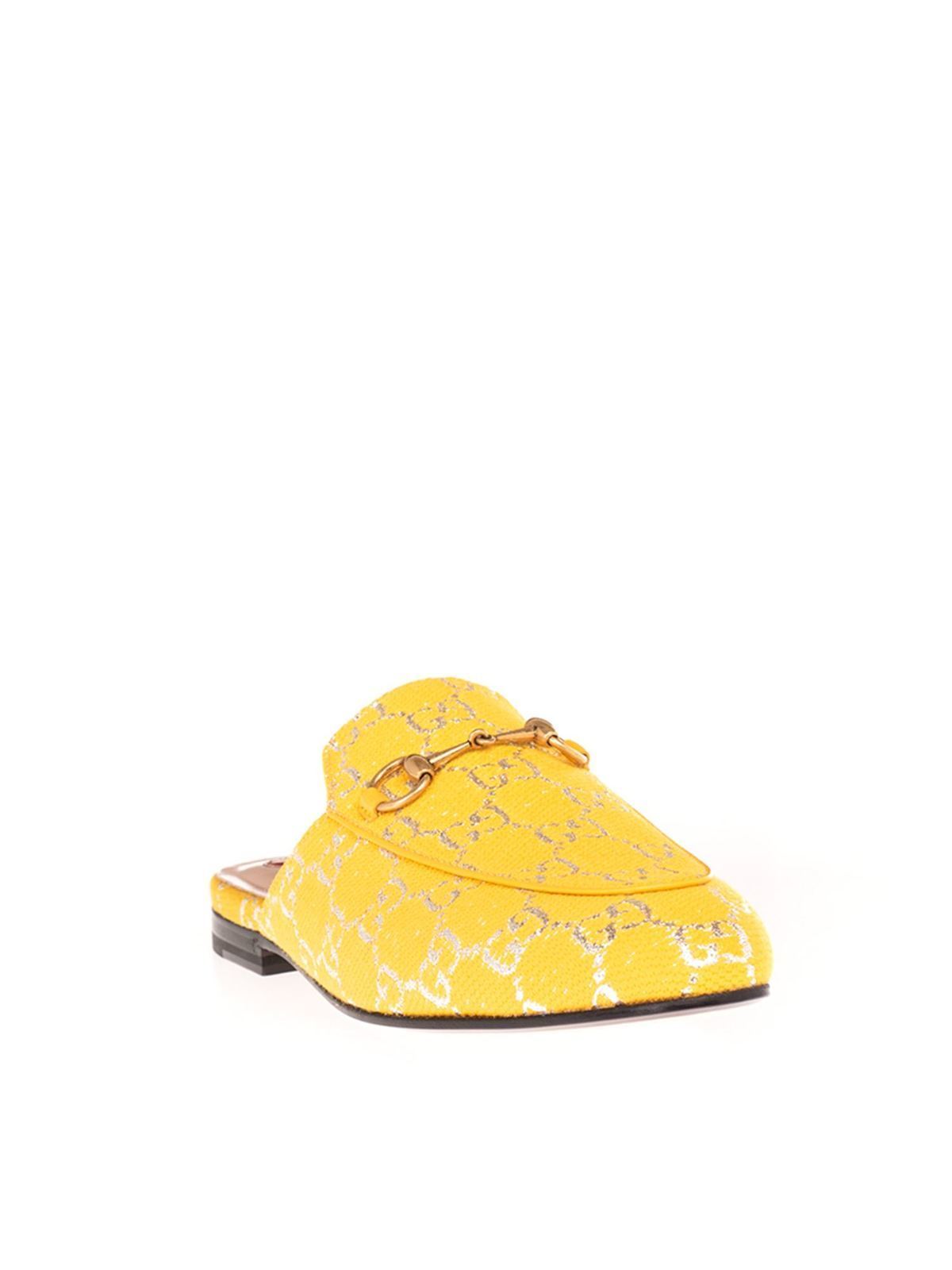 Gucci - Princetown slippers in yellow 