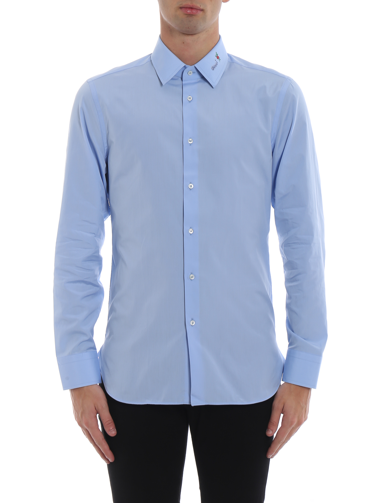 light blue gucci shirt