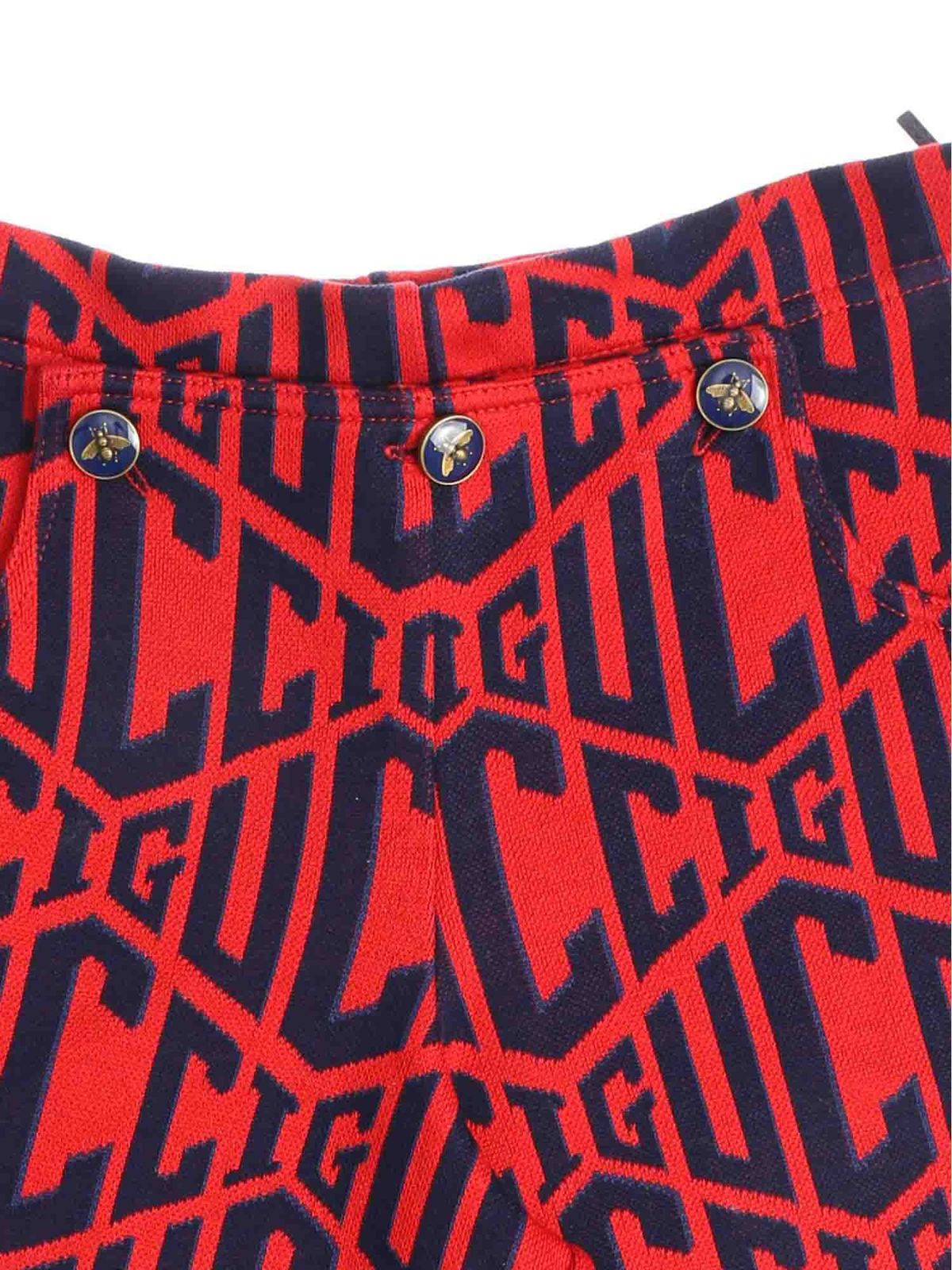 Gucci - Logo Print Shorts - Shorts - 520206X30646560