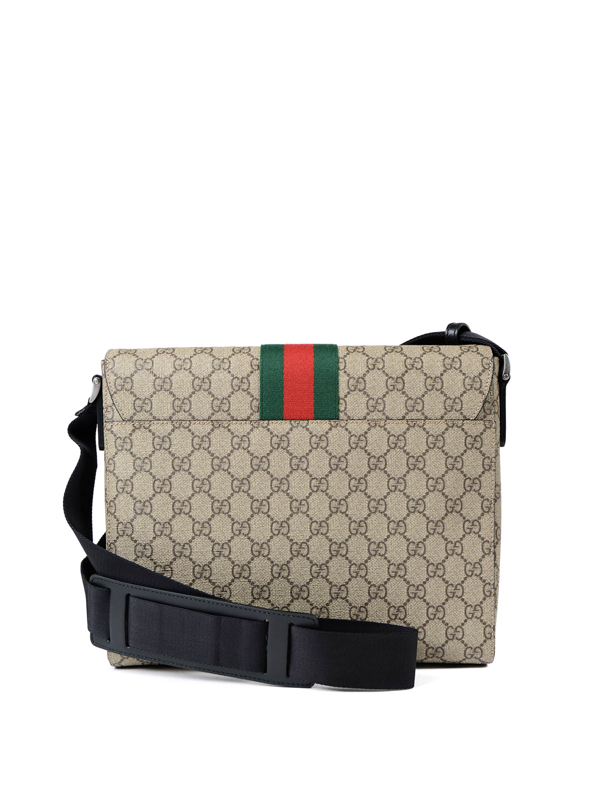 Gucci - GG Supreme Web fold over bag 