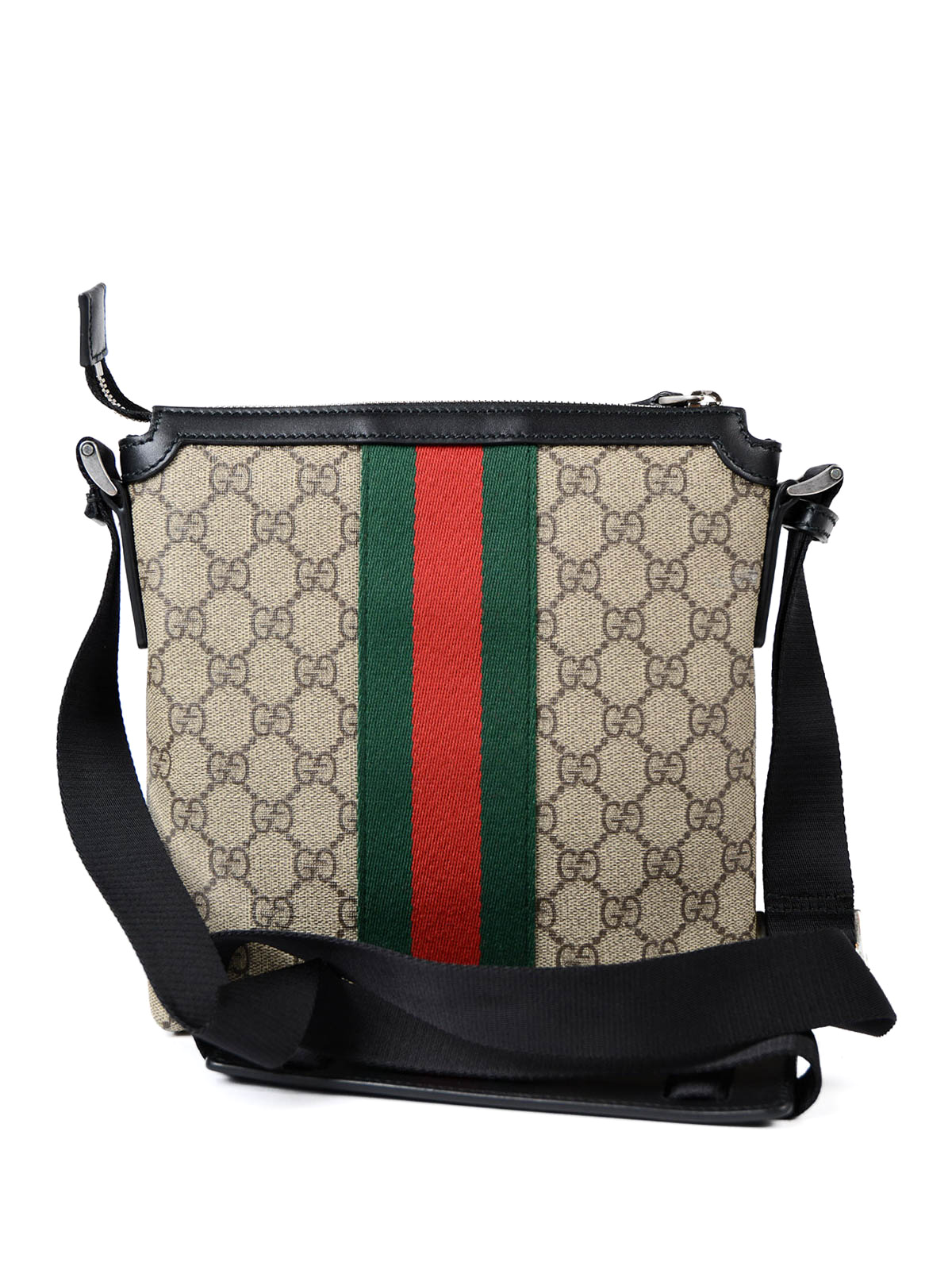 Gucci - GG Supreme Web messenger bag 