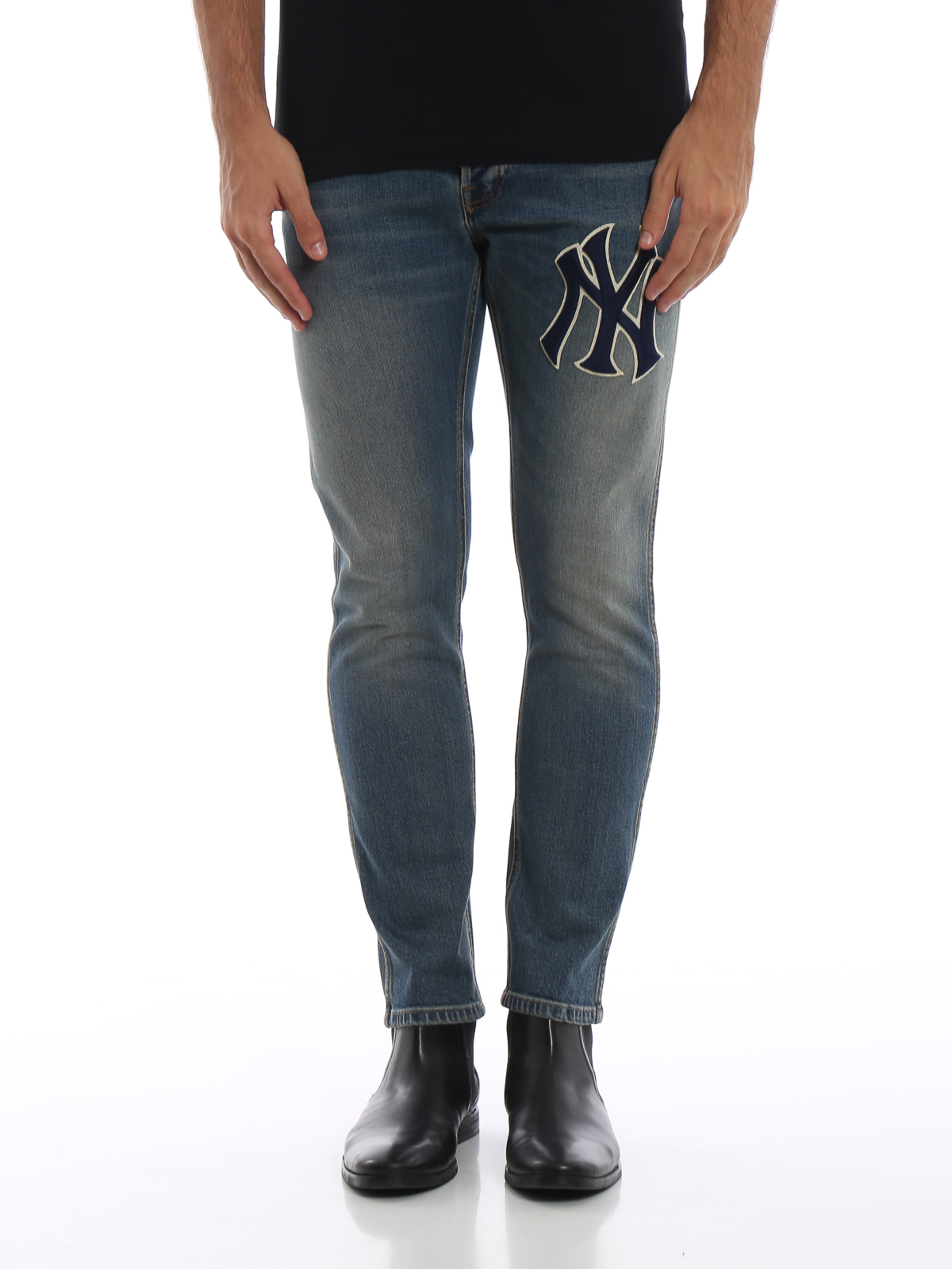 Gucci - Jeans with NY Yankees™ patch 
