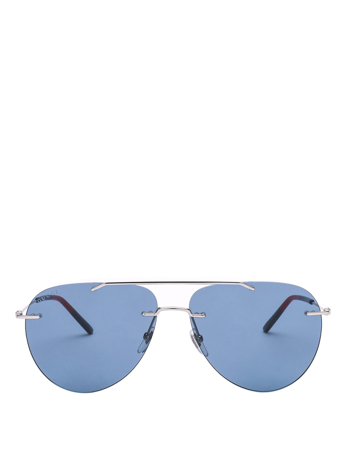 gucci rimless aviator sunglasses
