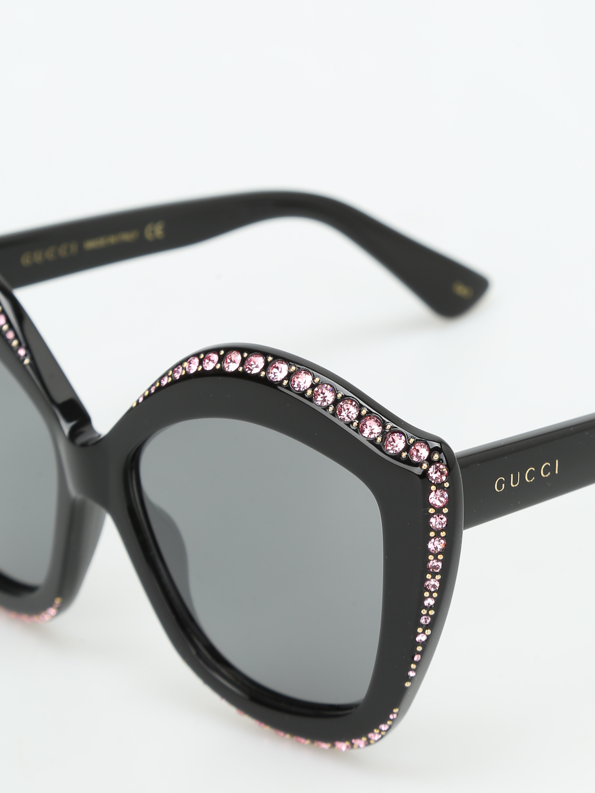 pink rhinestone gucci sunglasses
