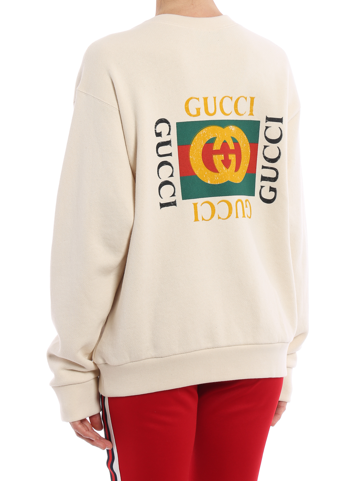 Gucci - Tiger print oversize sweatshirt 