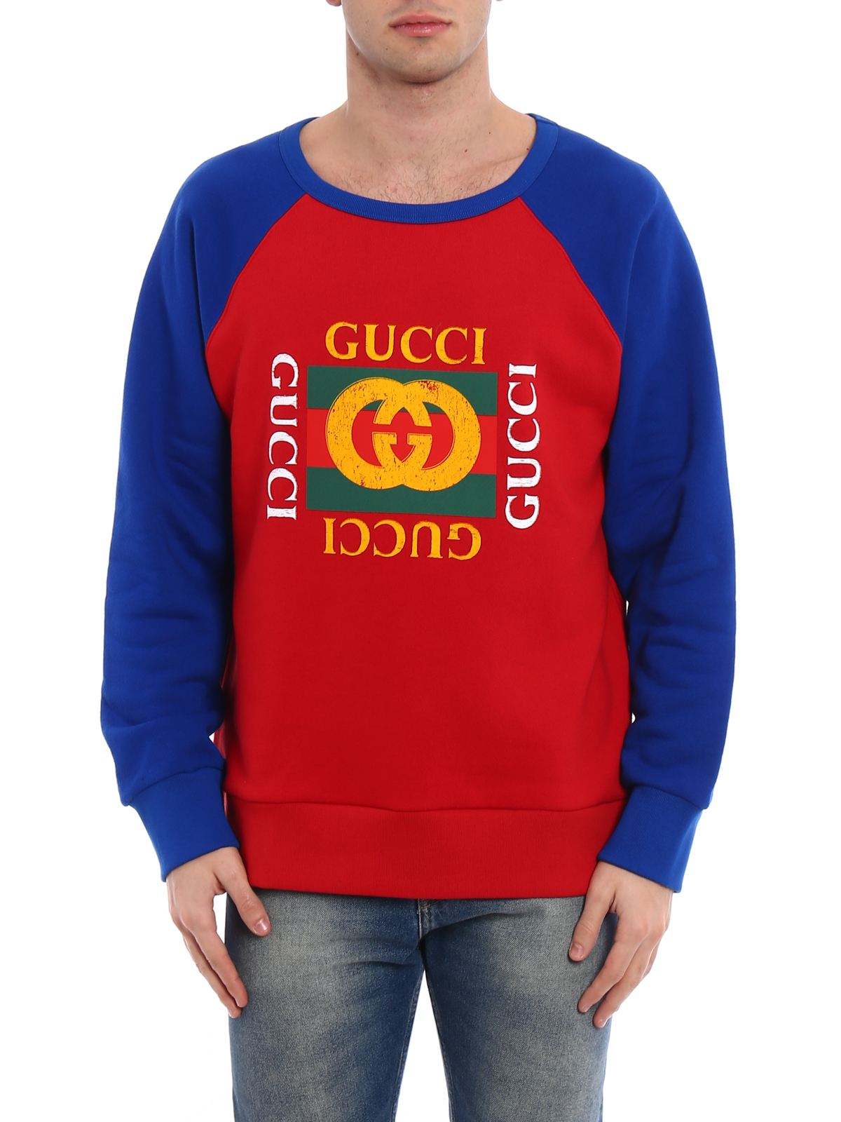 blue gucci sweatshirt