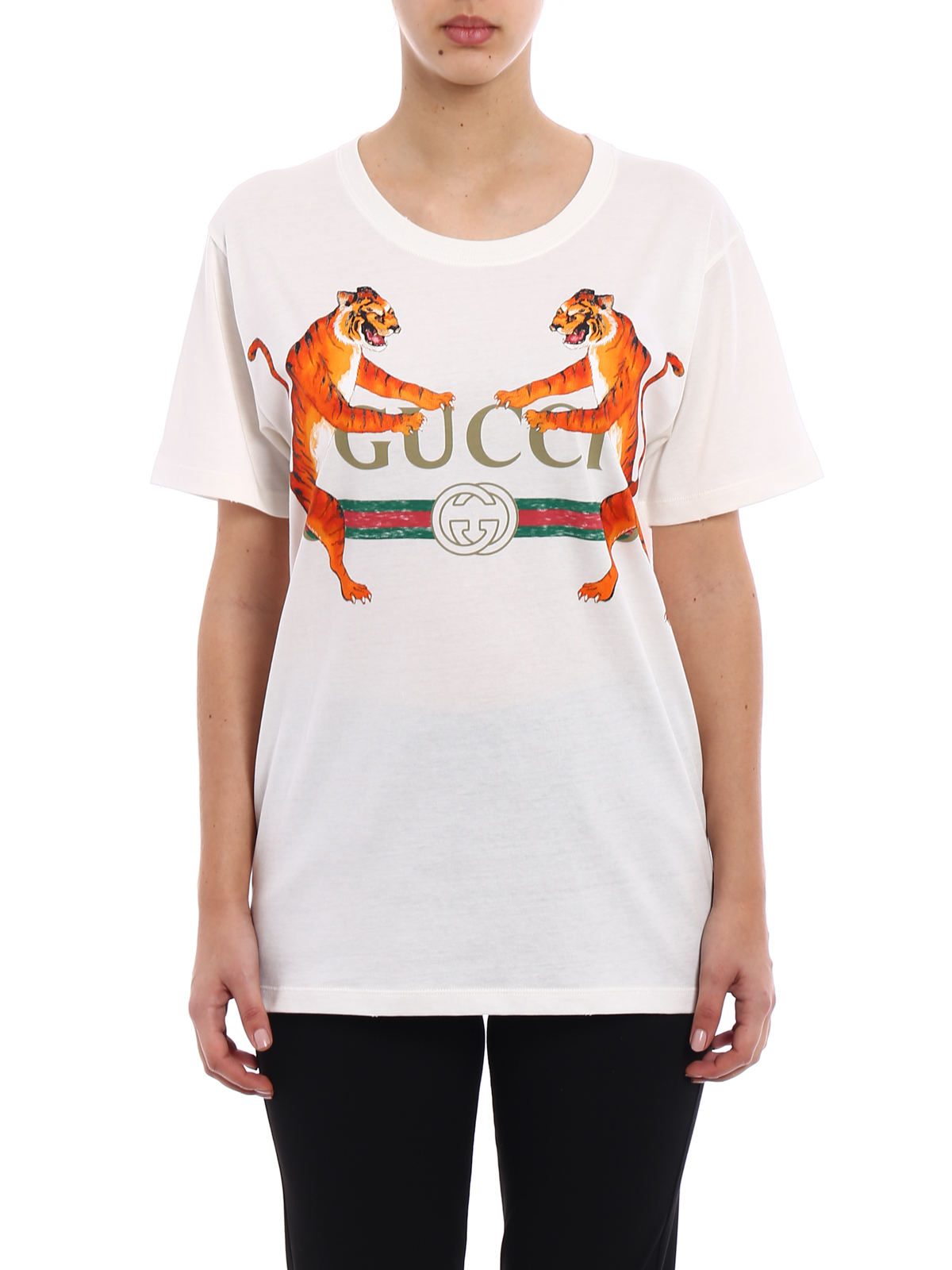 Gucci - Tigers print jersey over T 