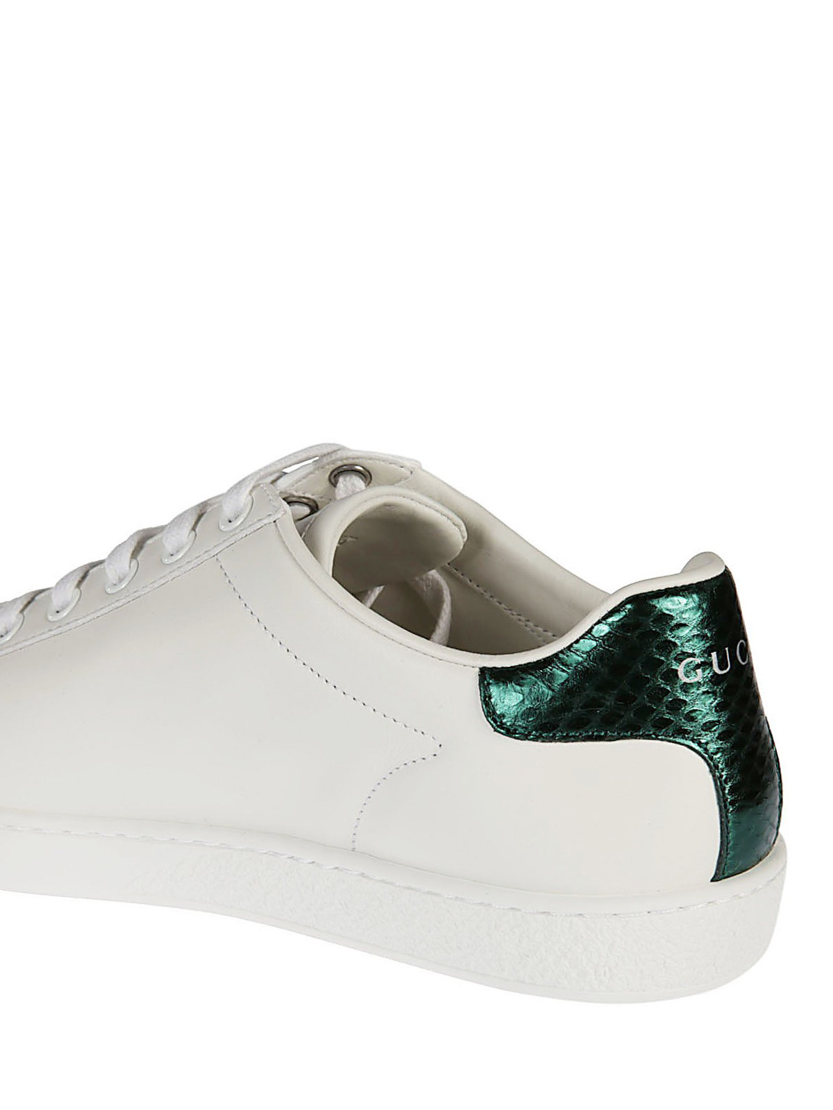 gucci ace embellished sneakers