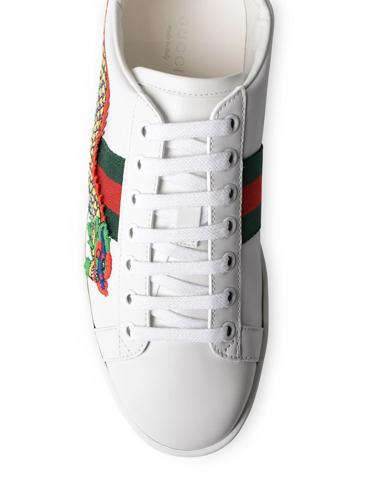 engagement notifikation Flock Trainers Gucci - Ace embroidered low top sneakers - 475221A38G09064