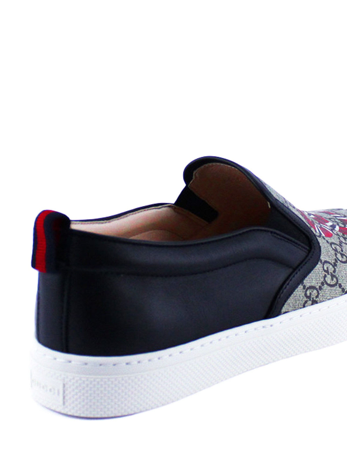 gucci snake slip on sneakers