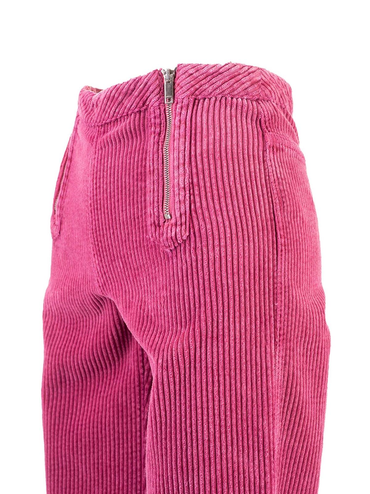 gucci pink corduroy pants