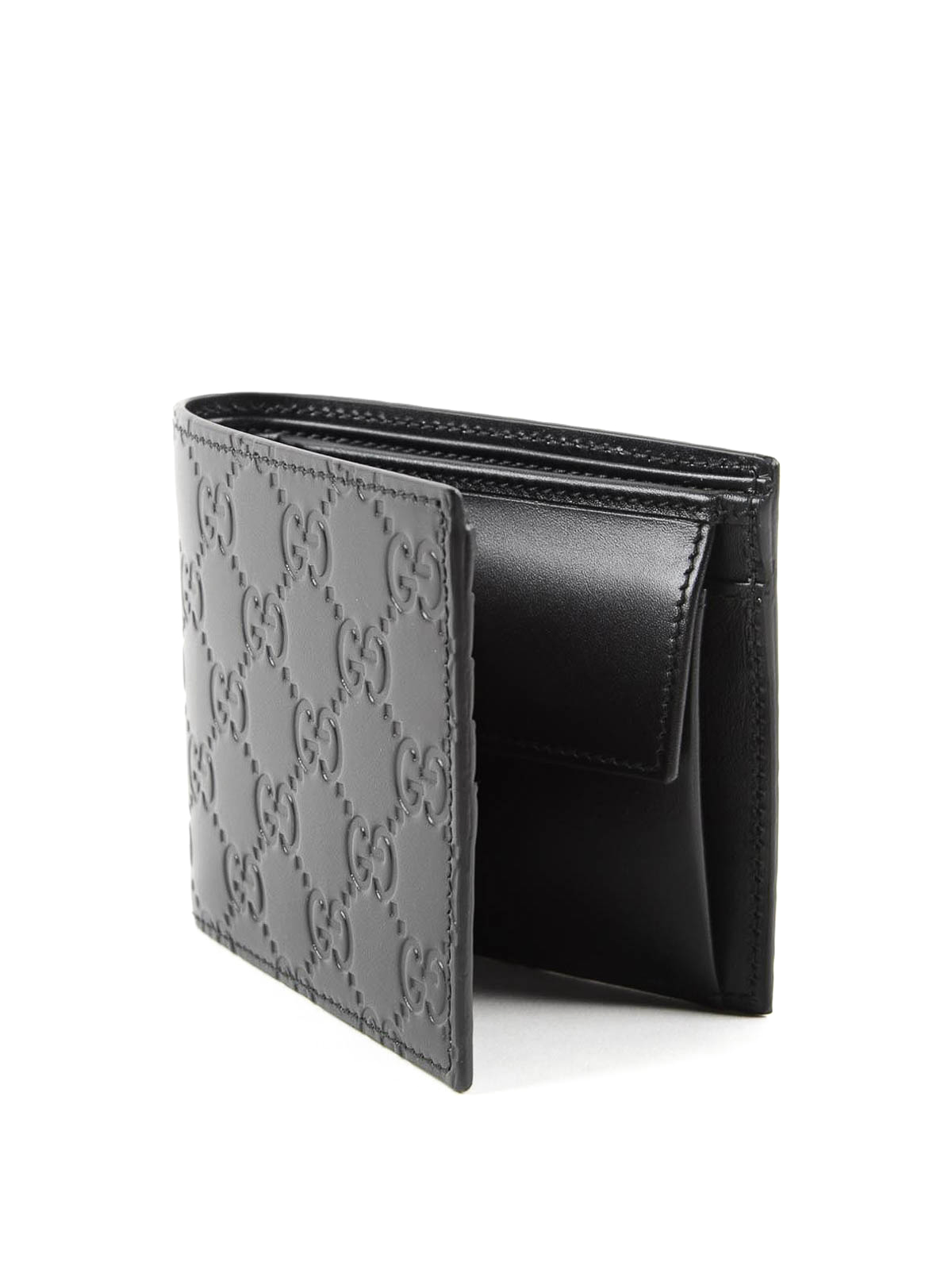 Gucci - AVEL GG EMBOSSED LEATHER WALLET 