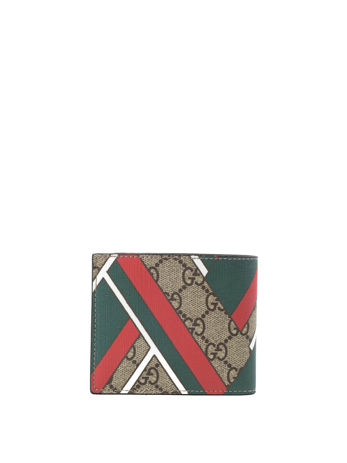 Gucci - GG chevron bi-fold wallet 