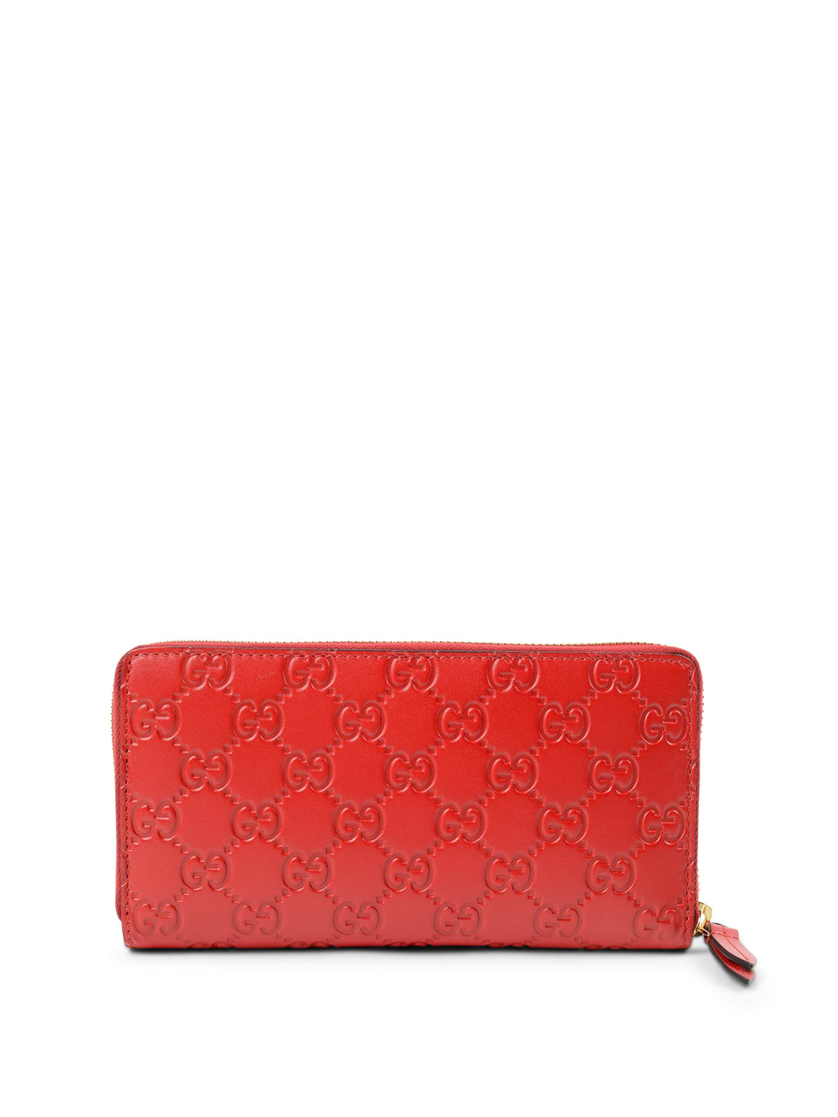 gucci signature wallet red