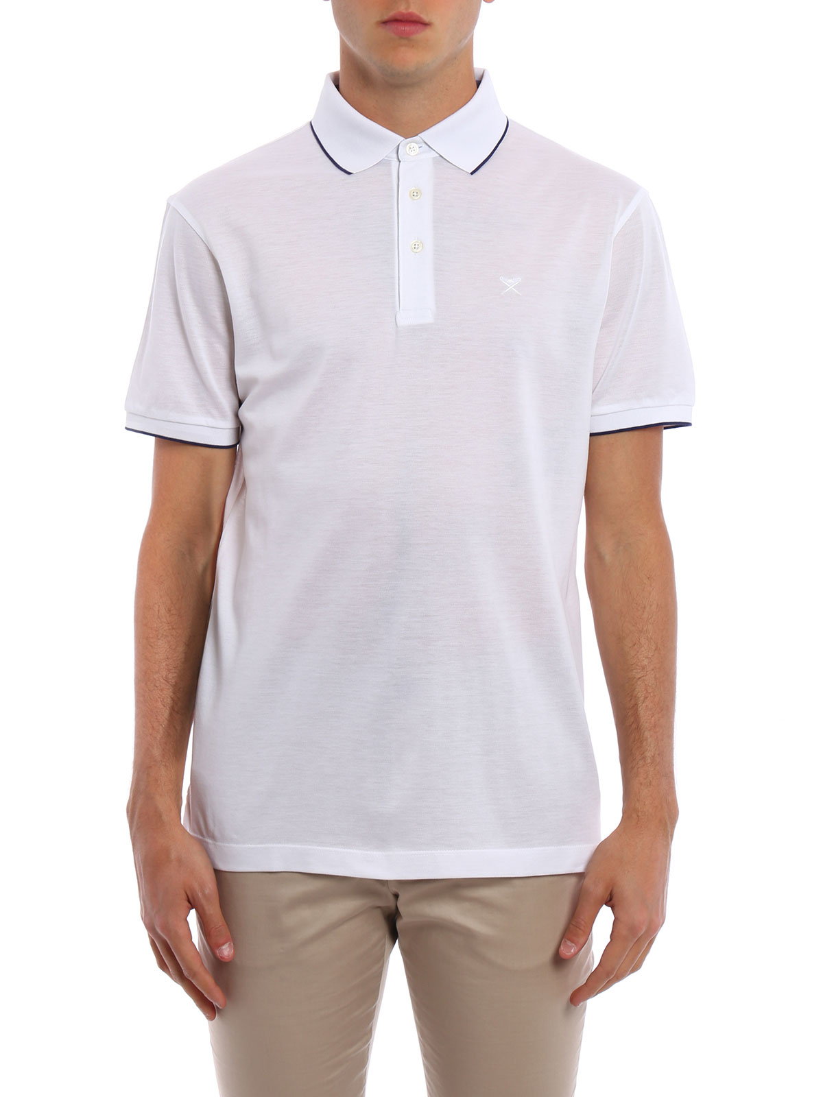 Hackett ポロシャツ メンズ 白 ポロシャツ Hm