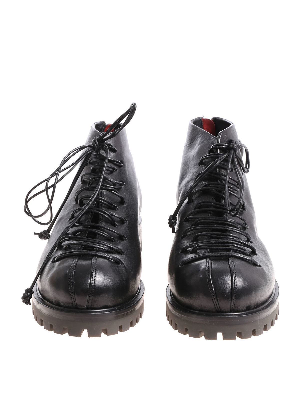 potlood Klem betekenis Ankle boots Halmanera - Black Manon25 handmade shoes - MANON25BARONNERO