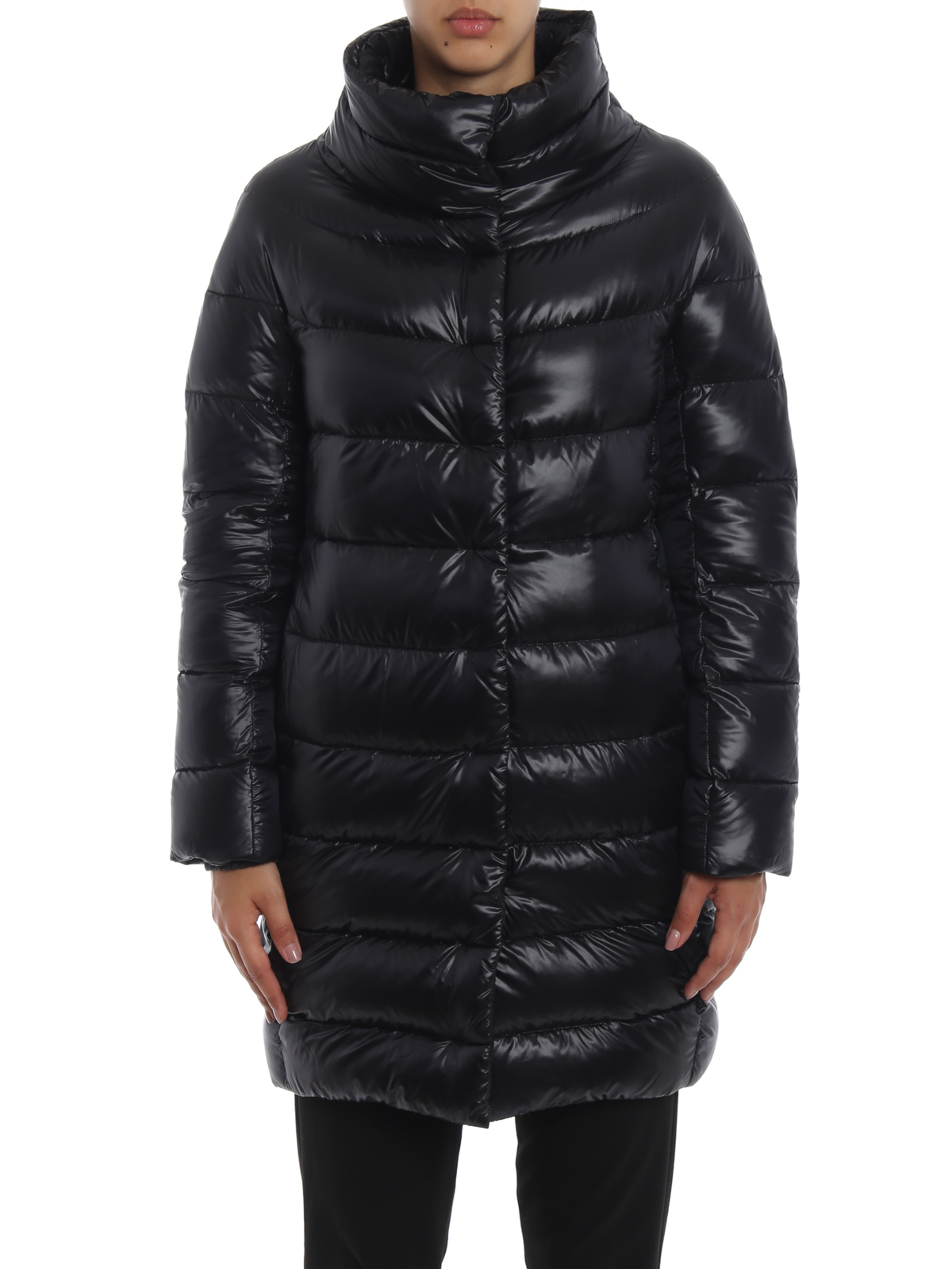 Padded coats Herno - Dora black ultralight padded coat - PI0177DIC120179300