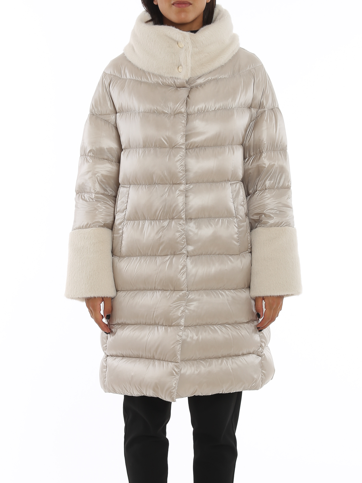 Herno - Faux fur collar coat - padded coats - PI1133D120171985 | iKRIX.com