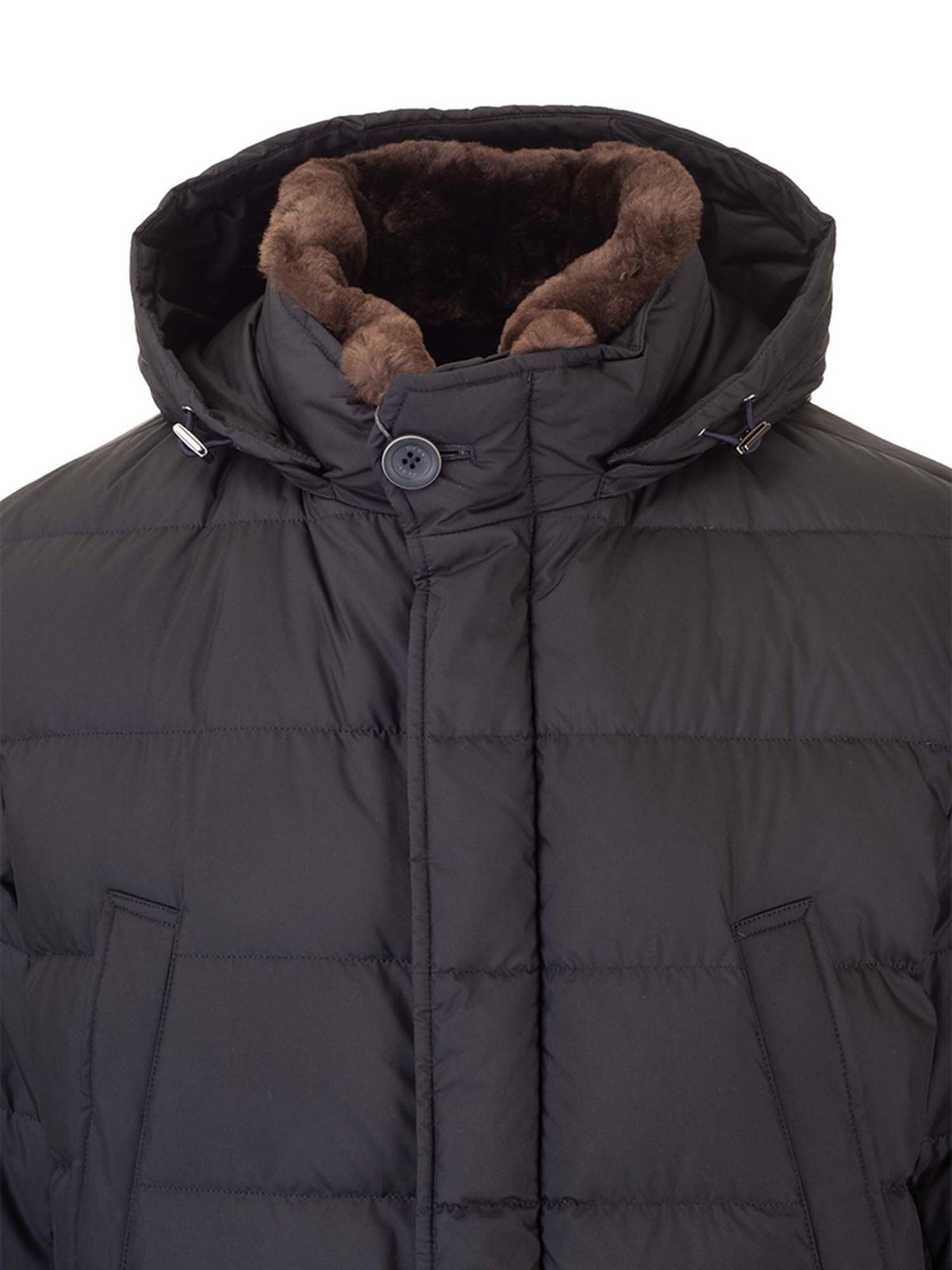 herno hooded down jacket