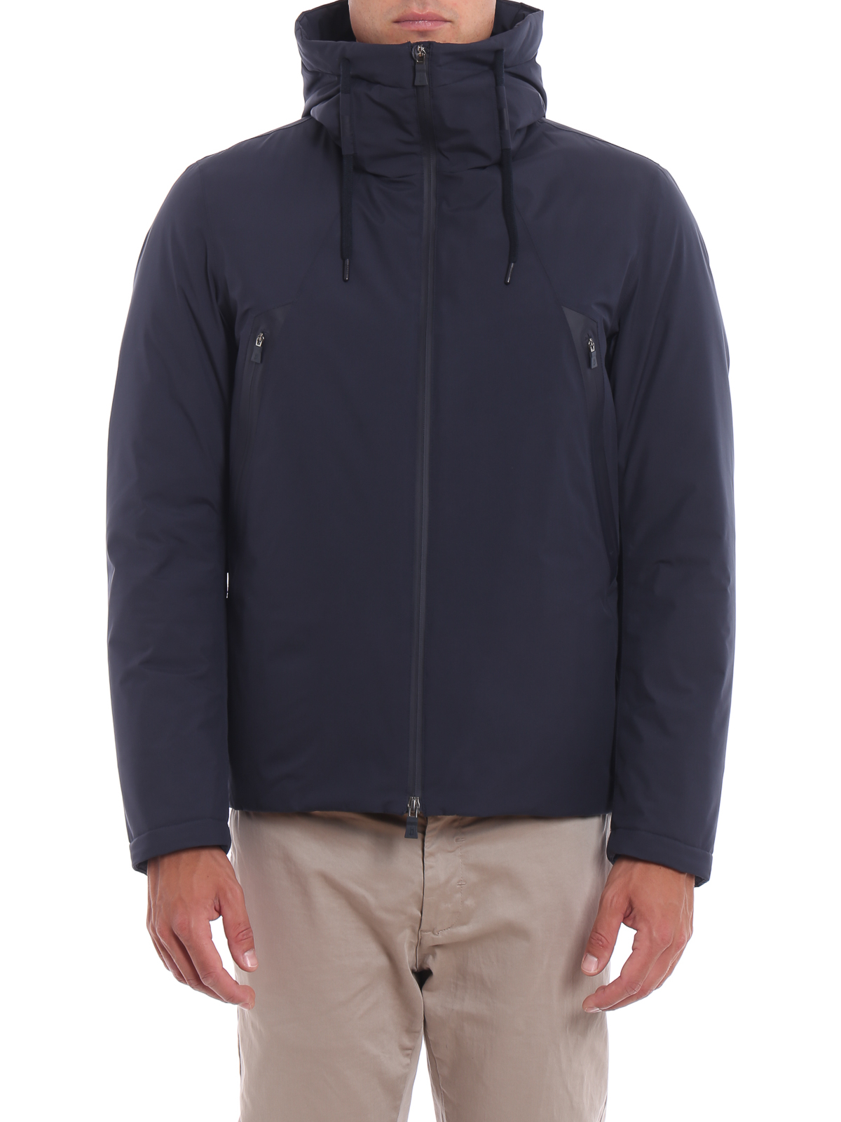 herno hooded padded jacket