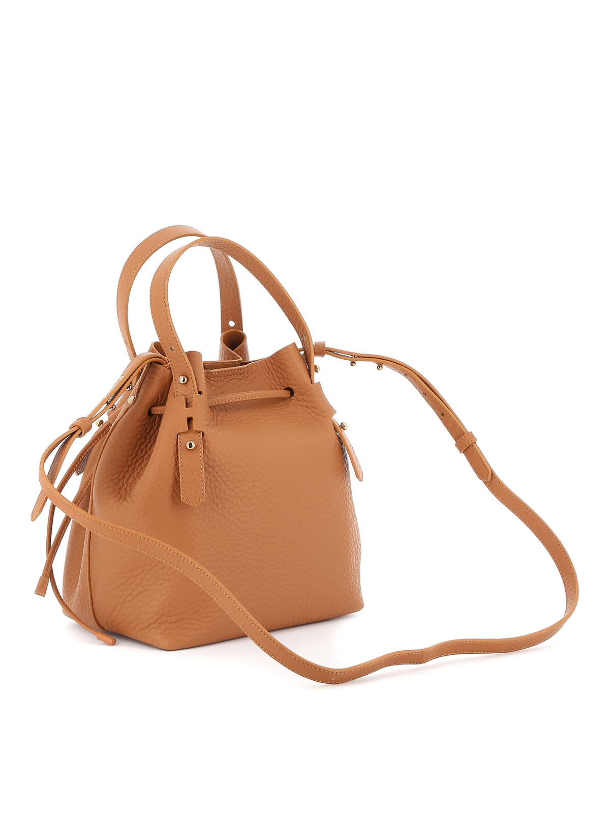 Bucket bags Hogan Soft grainy leather bucket bag KBW018K0300KBCS009