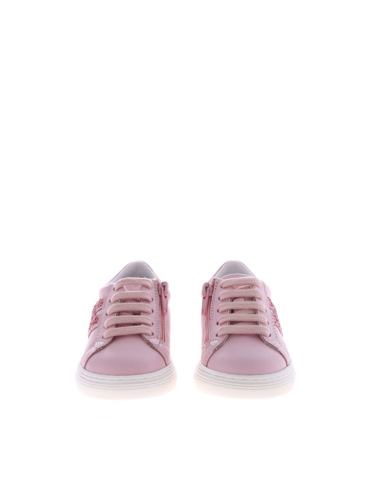 junior pink trainers