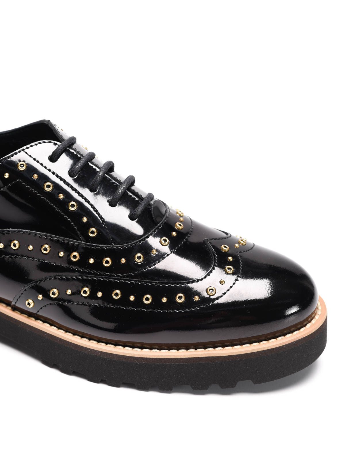 studded oxford shoes