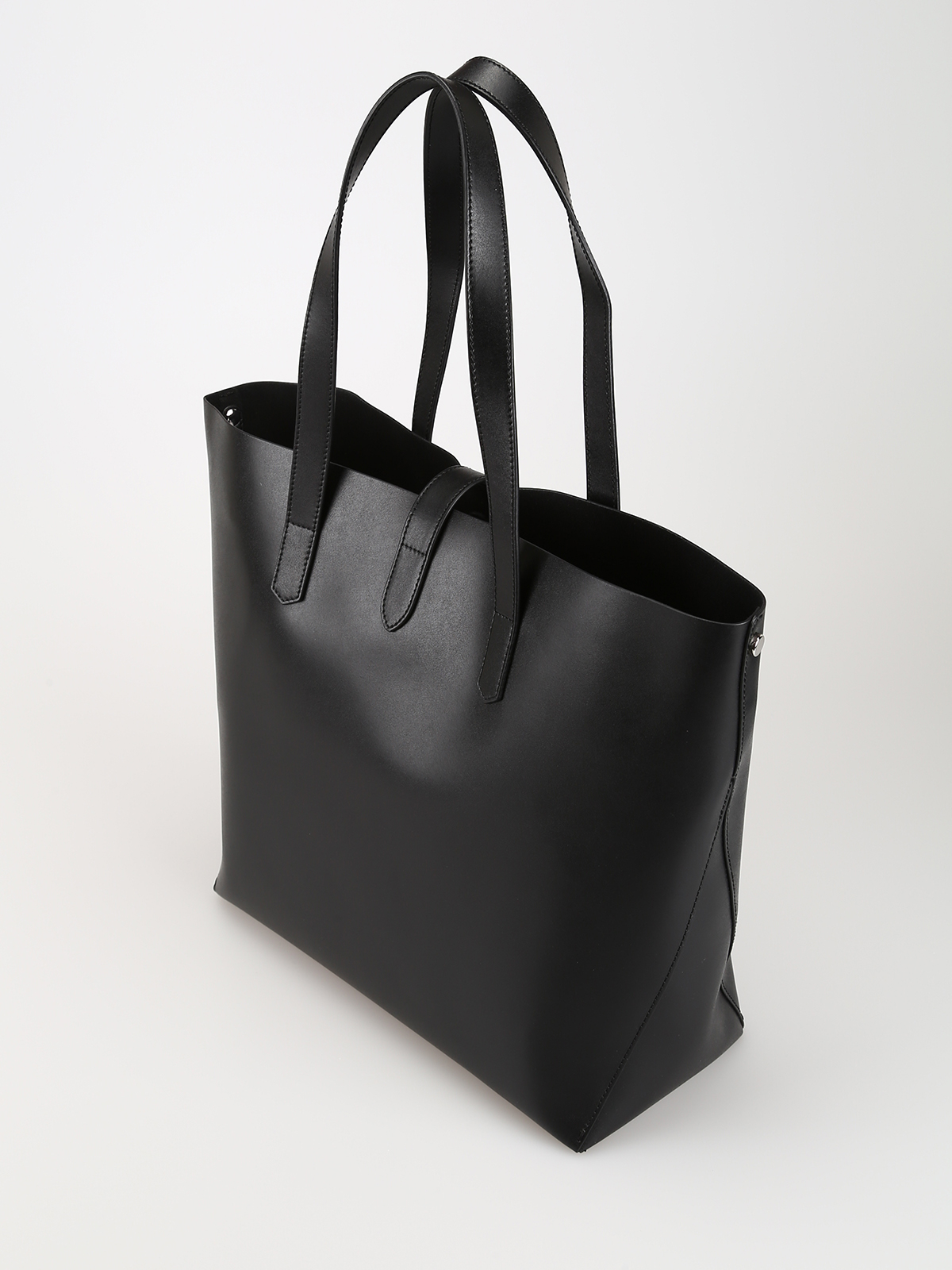 Hogan Womens Kbw010a1400j60b999 Black Leather Tote