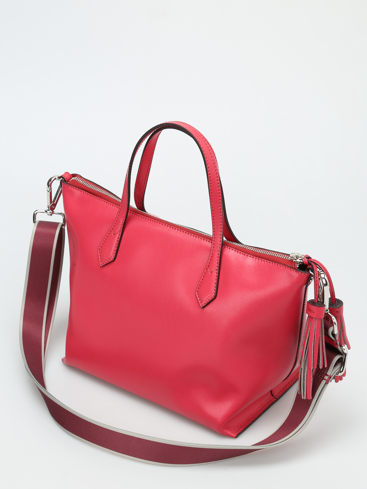Hogan - Leather top zip small tote - totes bags - KBW00GA0200GFHR006