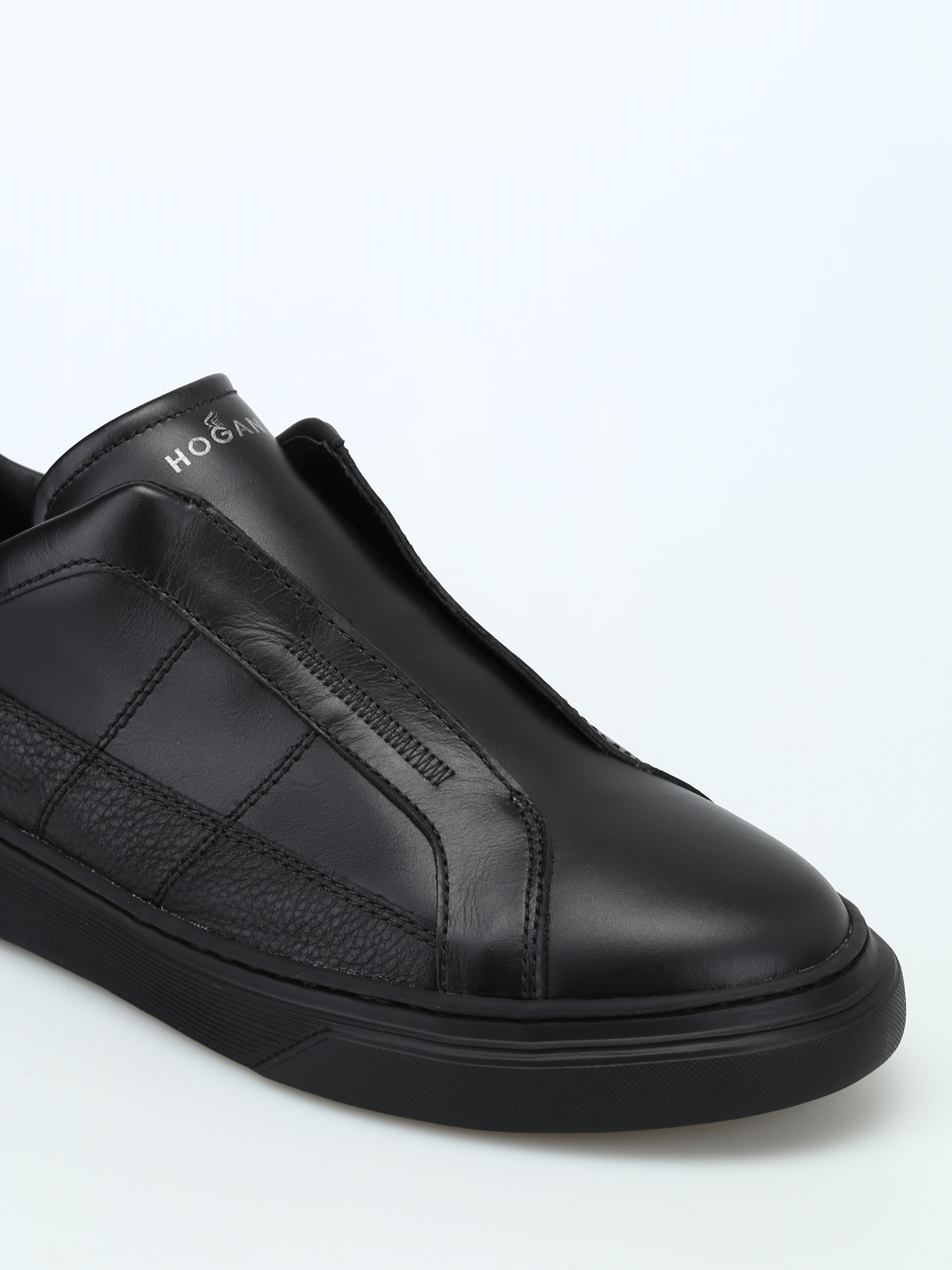 Hogan - Sneaker in pelle nera senza lacci - sneakers - HXM3650AX00IJY0XCR