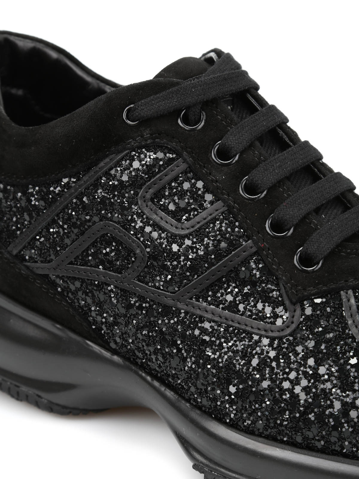 Trainers Hogan - Glitter and suede Interactive - HXW00N0V360DWKB999
