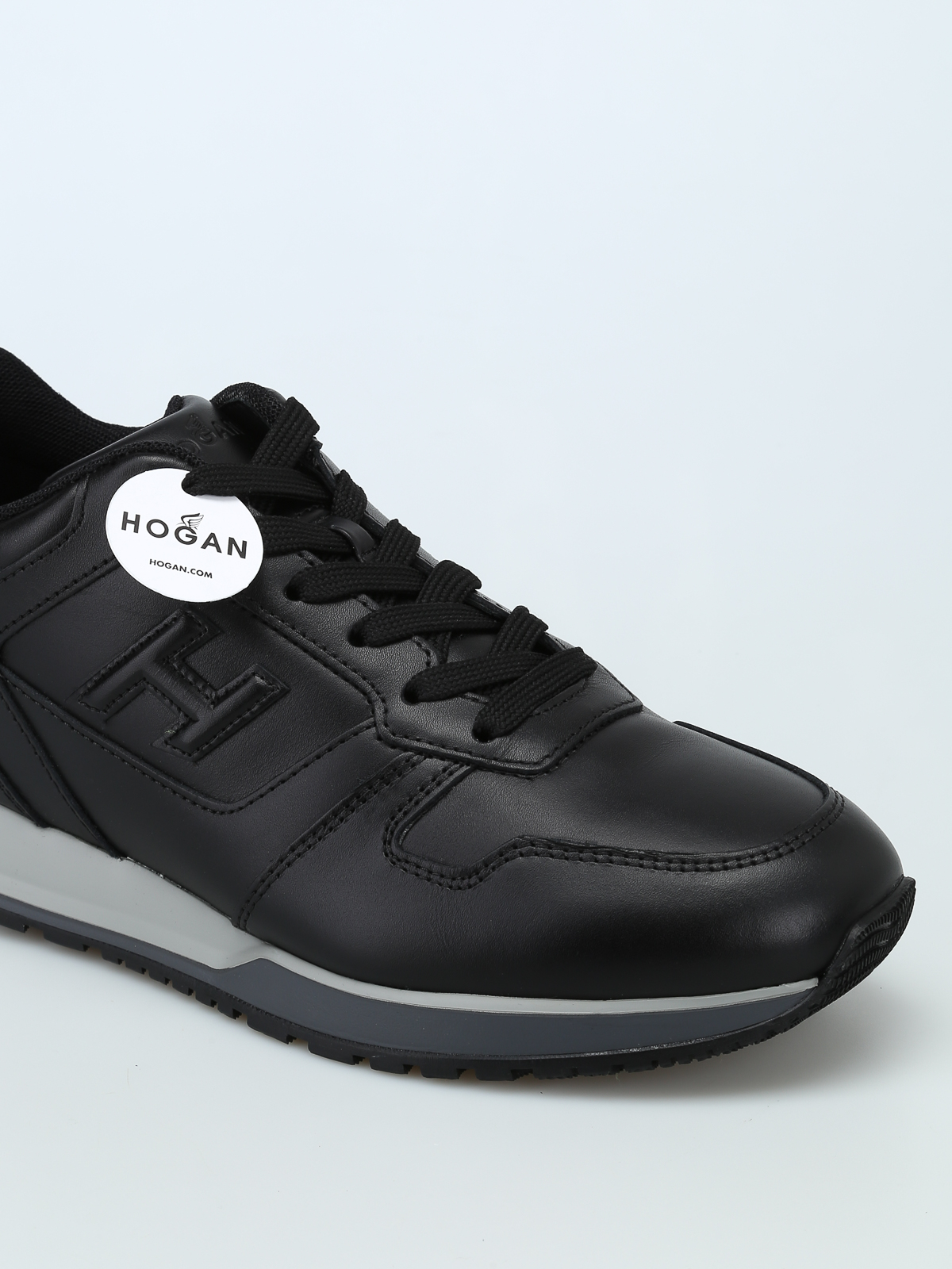 Hogan - H321 black leather sneakers 