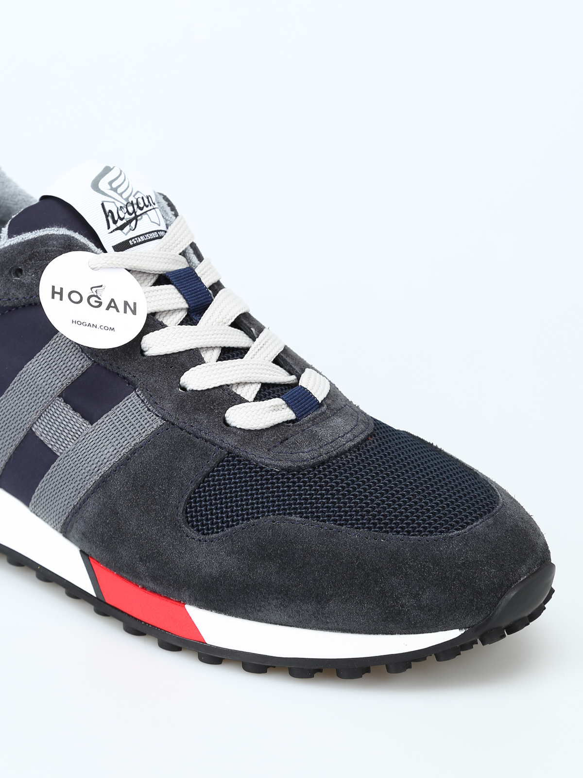 Hogan - Sneaker blu scuro H383 new running - sneakers - HXM3830AN50JHM6EEC