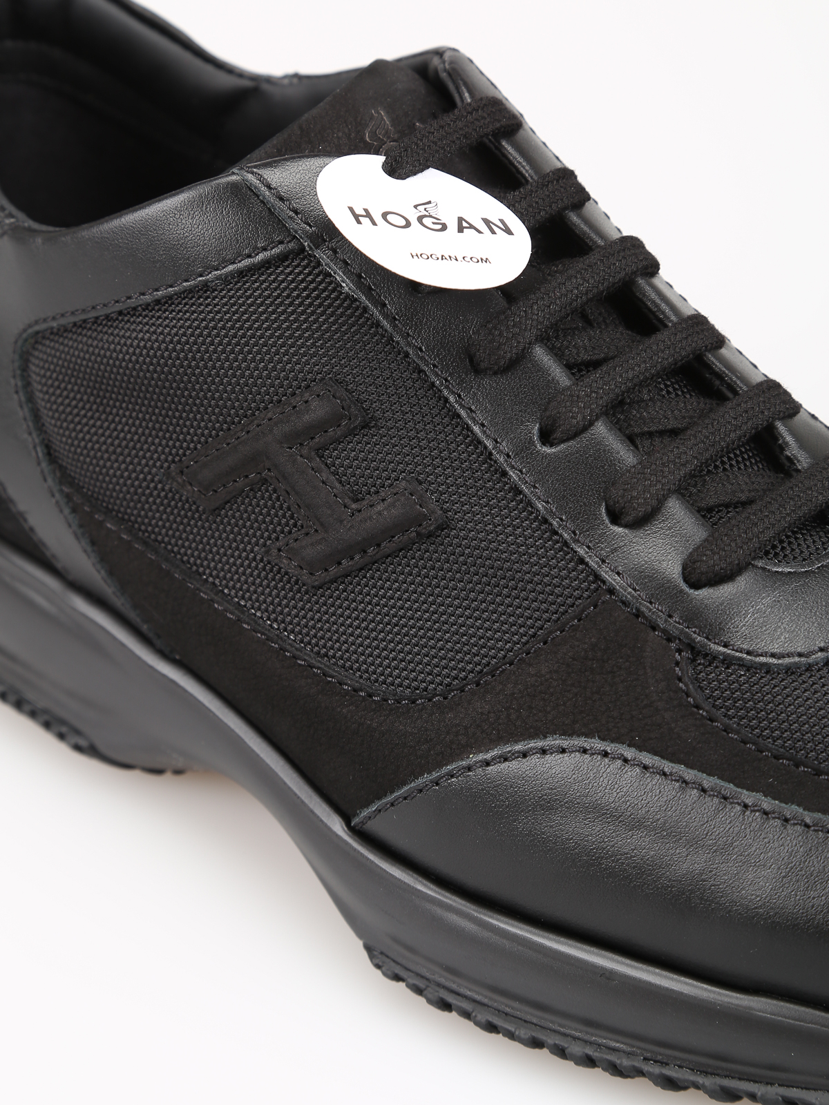 Hogan - Interactive black sneakers - trainers - HXM00N0I980LIEB999