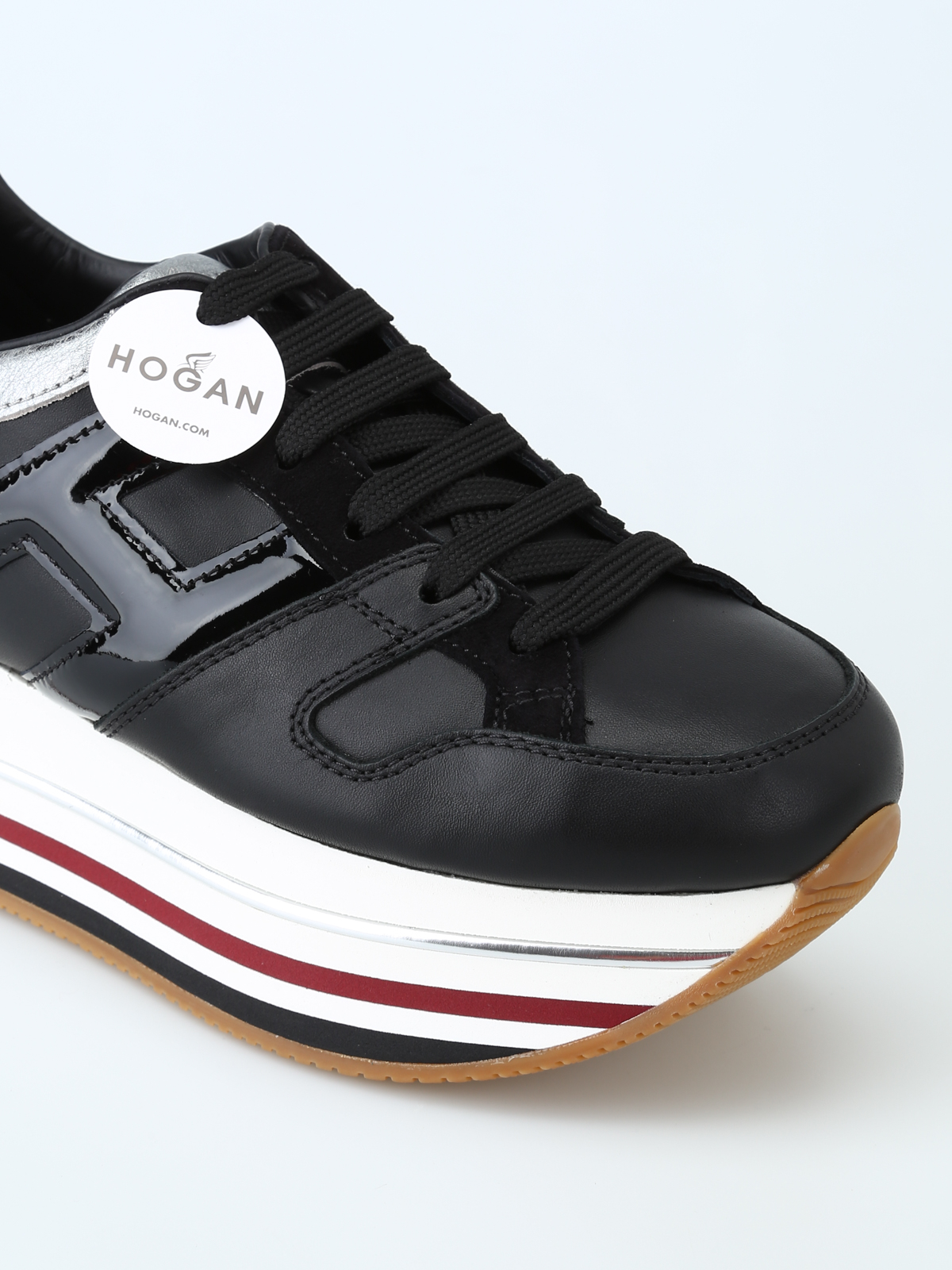 hogan maxi platform sneakers