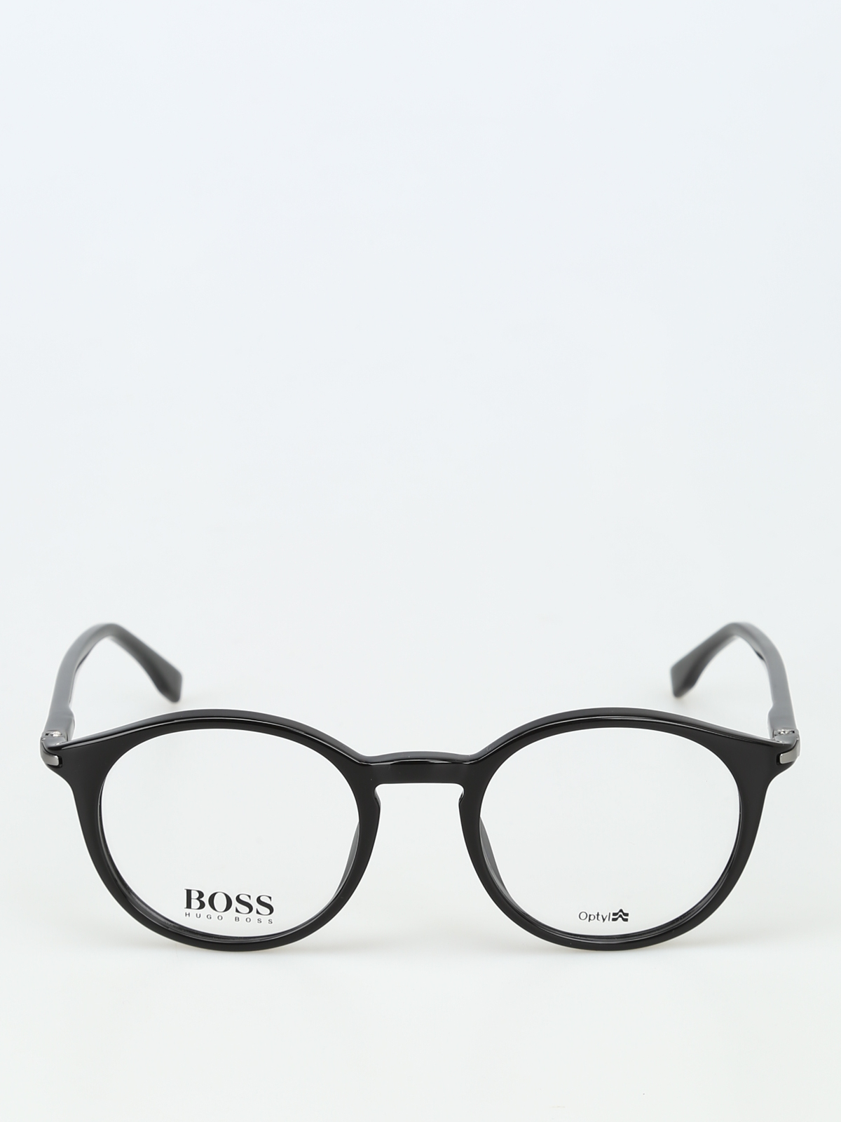 Black Optyl round eyeglasses - عینک 