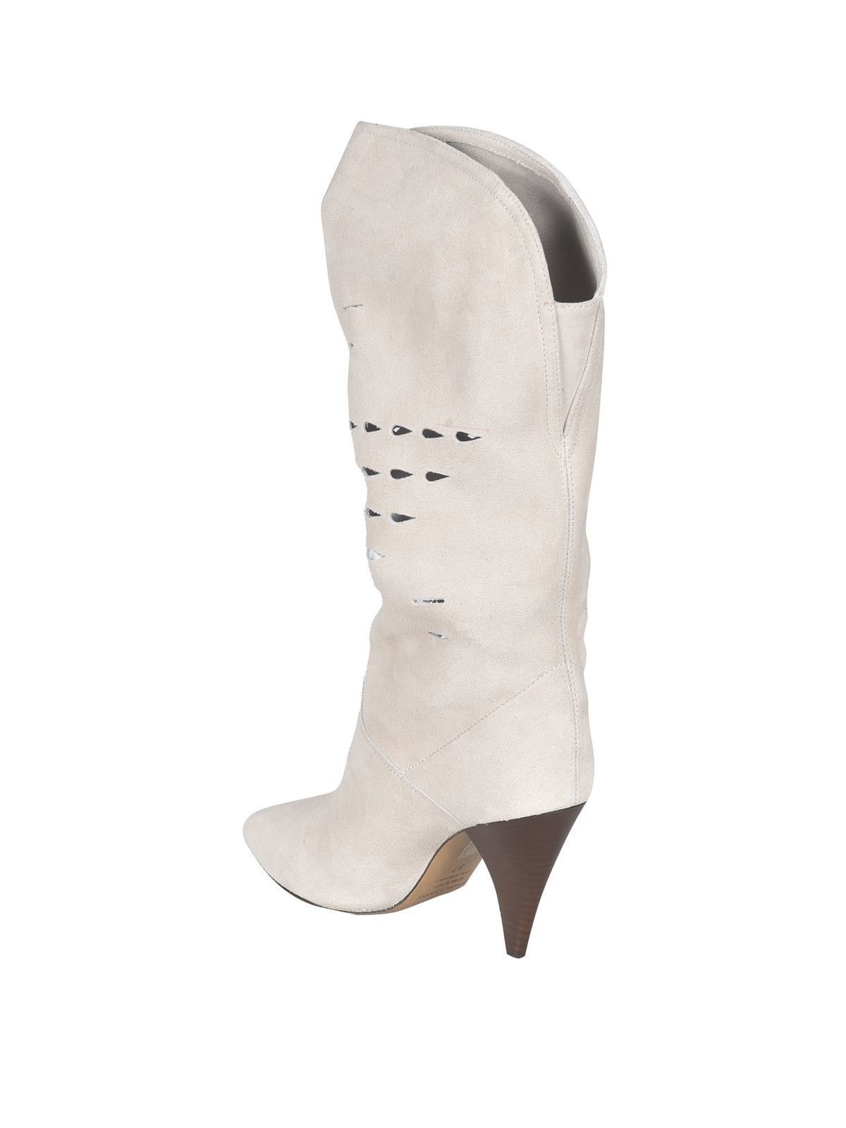 isabel marant cream boots