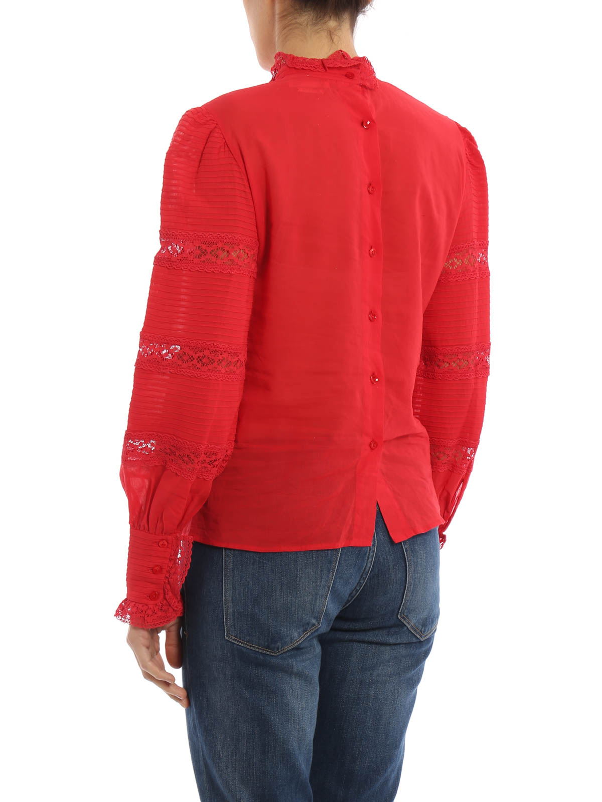Blouses marant etoile - Ria cotton blouse - HT087516A033E16A