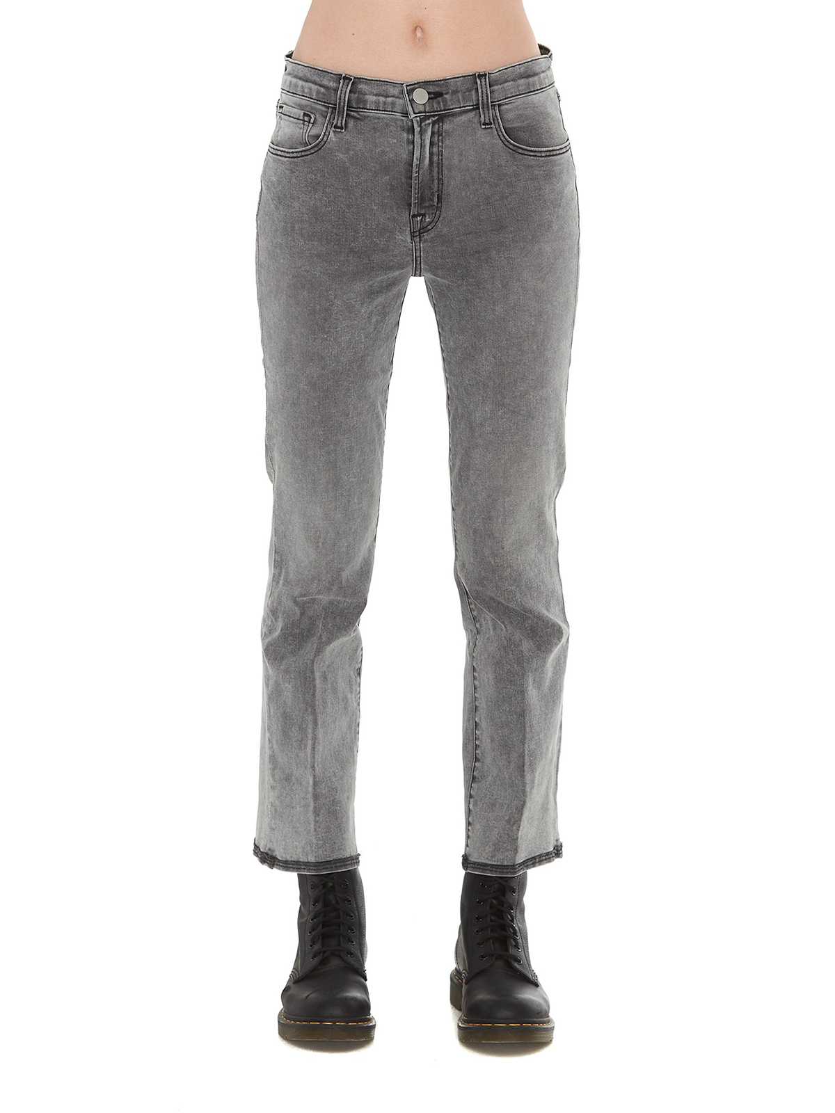 grey jeans bootcut