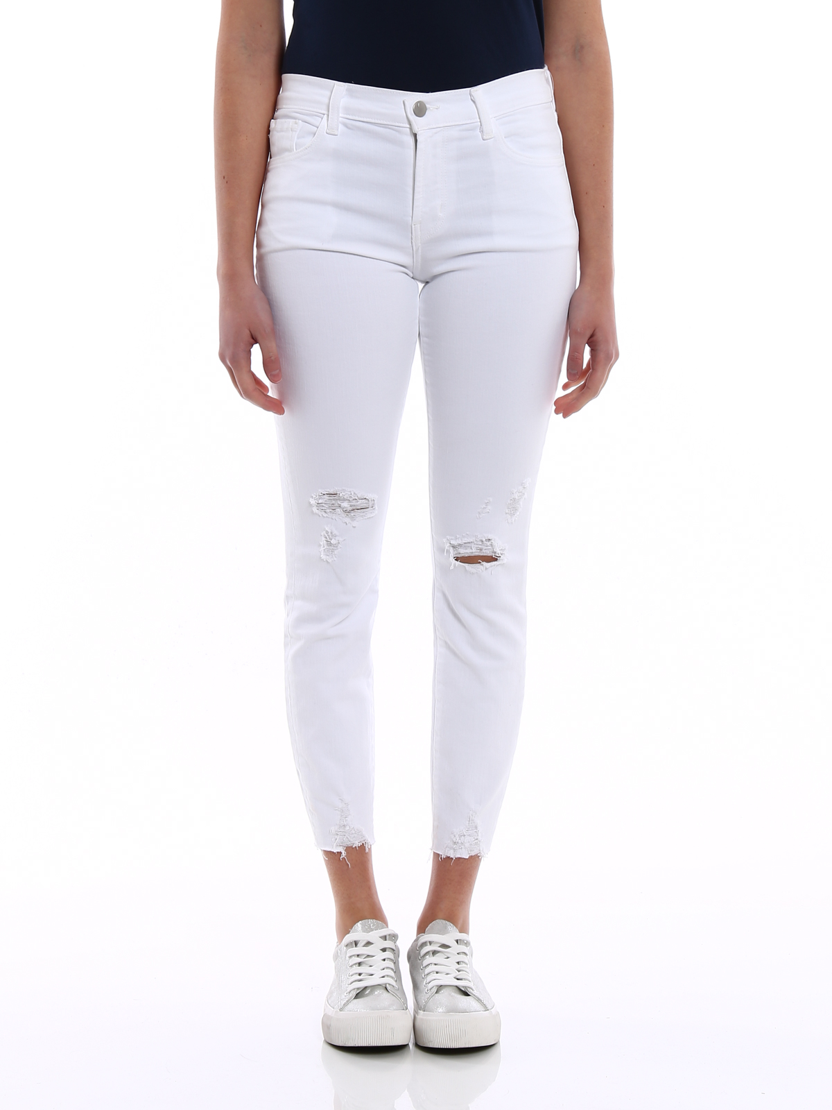 J Brand Capri Mid Rise Skinny Jeans Jb Underexposed