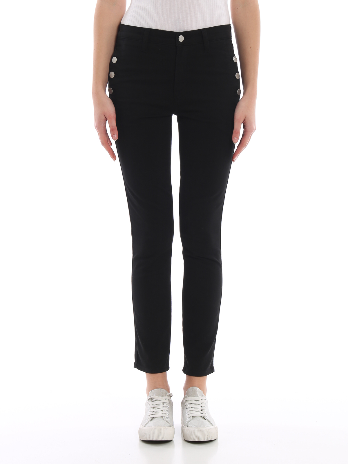 J Brand Zoie black stretch cotton jeans skinny jeans J Brand women's jeans sale | Shop online at iKRIX