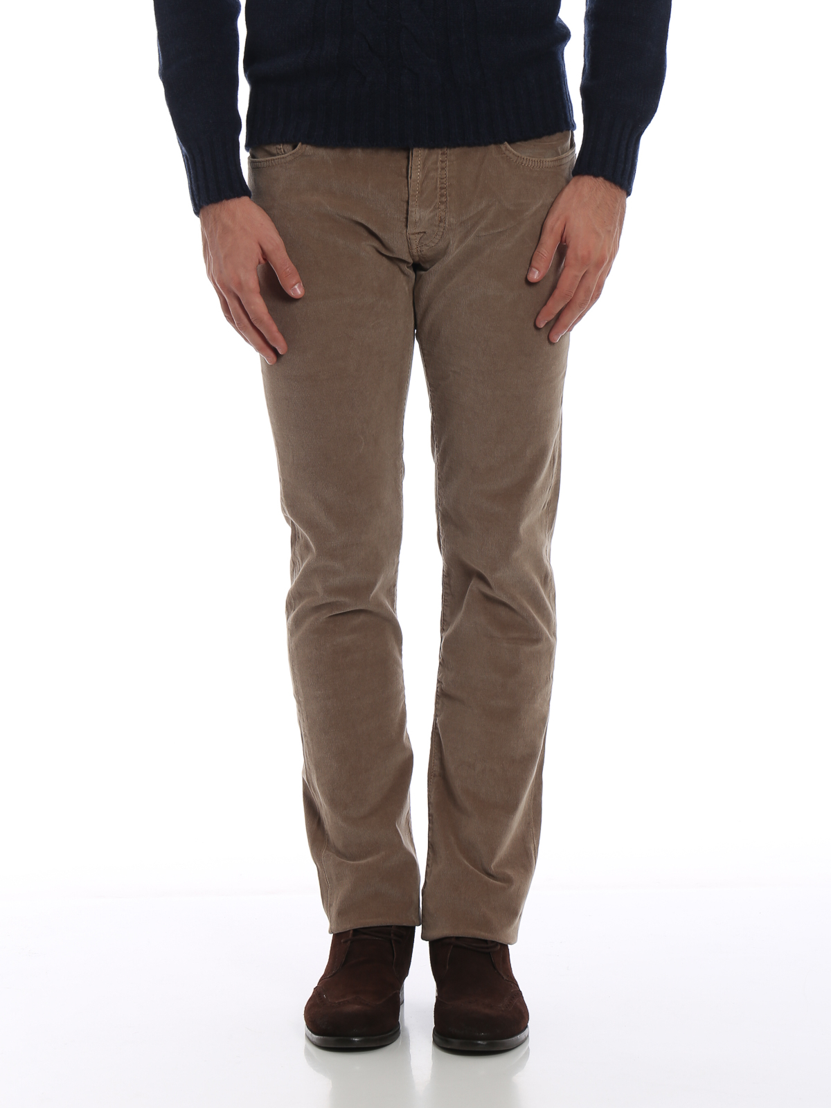Passport Five-Pocket Trousers brown casual look Fashion Trousers Five-Pocket Trousers 