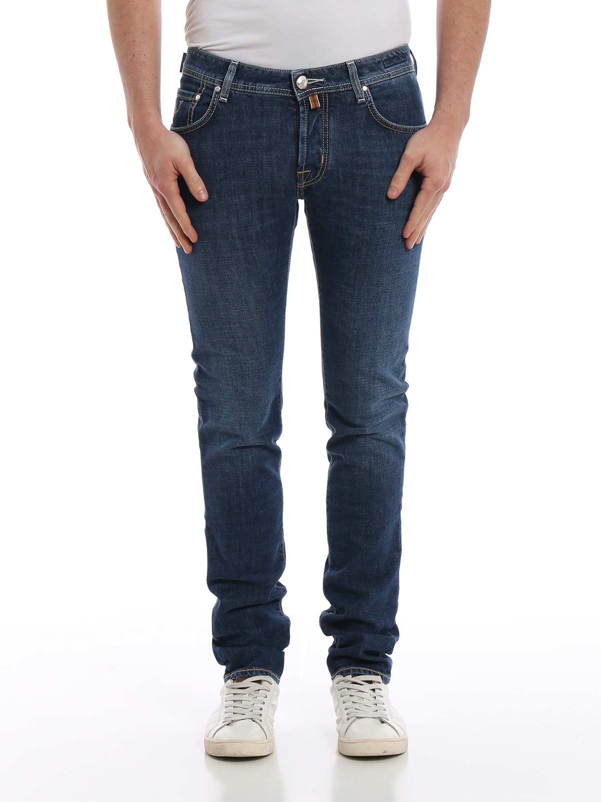 Gesprekelijk Kelder Grondwet Straight leg jeans Jacob Cohen - 622 natural indigo garment dyed jeans -  J622COMF01190W25101002