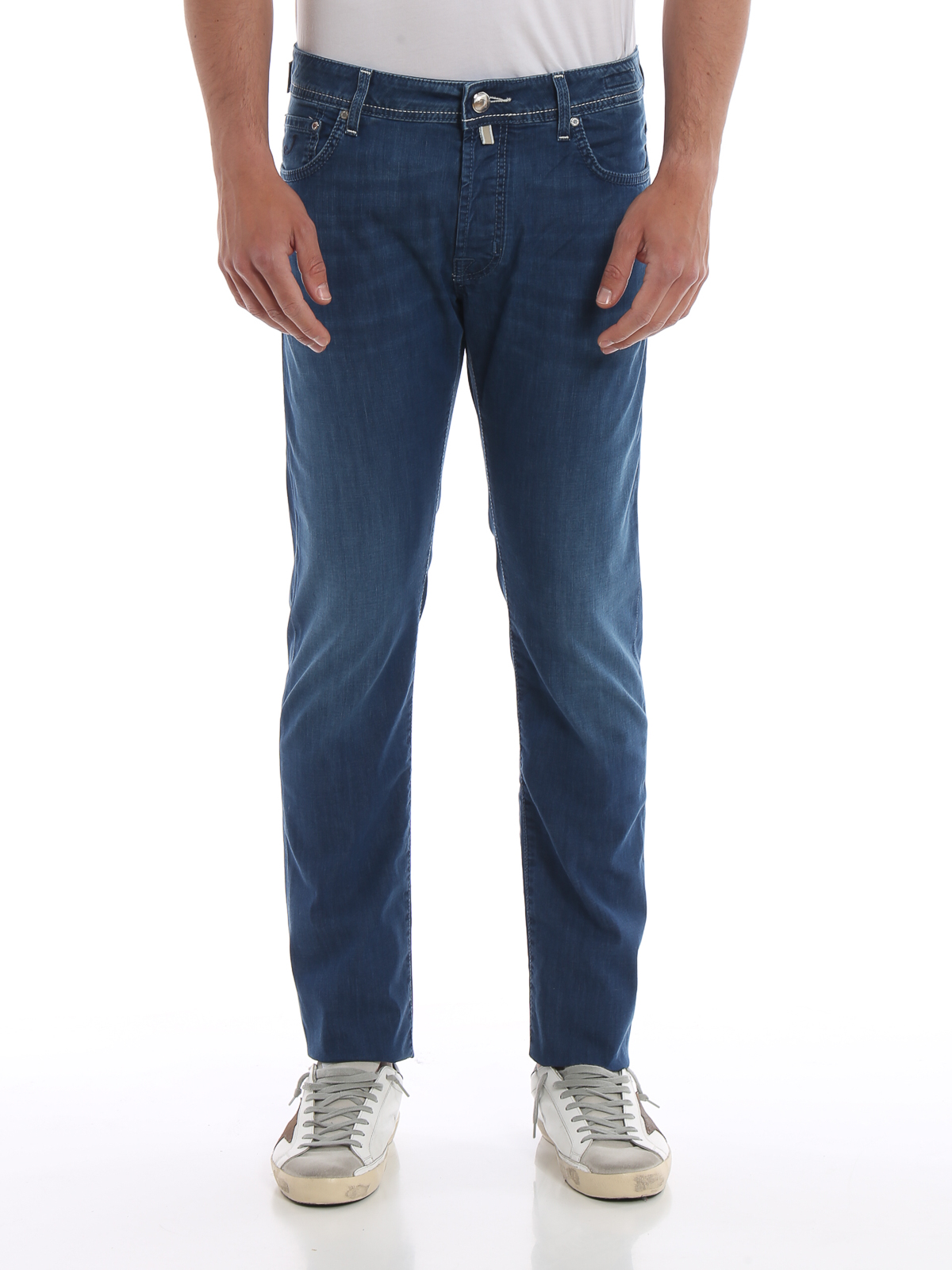 Jacob Cohen - Style 688 viscose and cotton denim jeans - straight leg ...